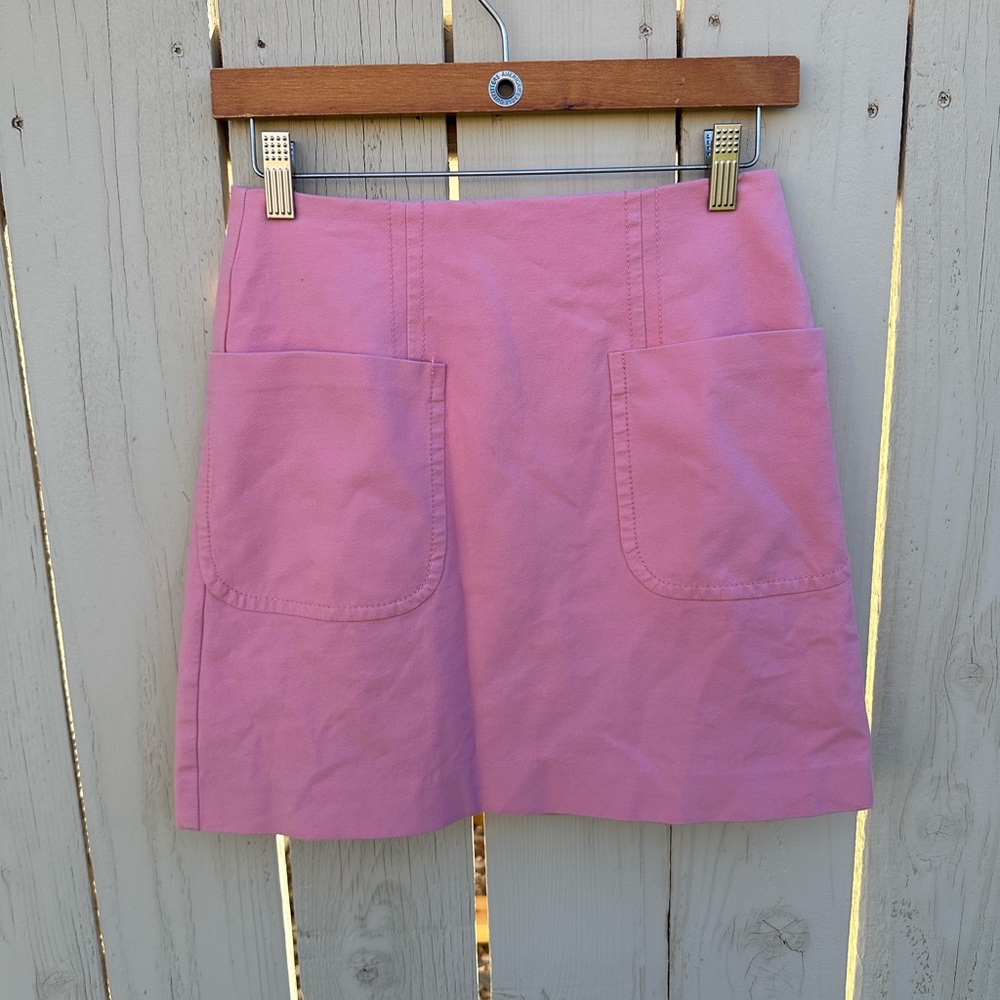 Ann Taylor LOFT Pink Mini Skirt